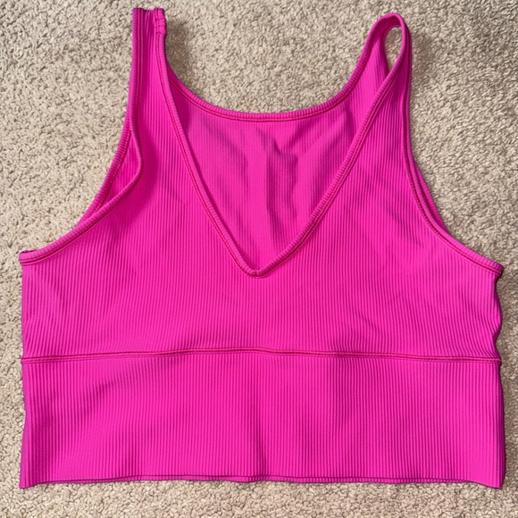 lululemon athletica Tops - Lululemon Power Pivot Tank *Rib Sonic Pink New Without Tags 12